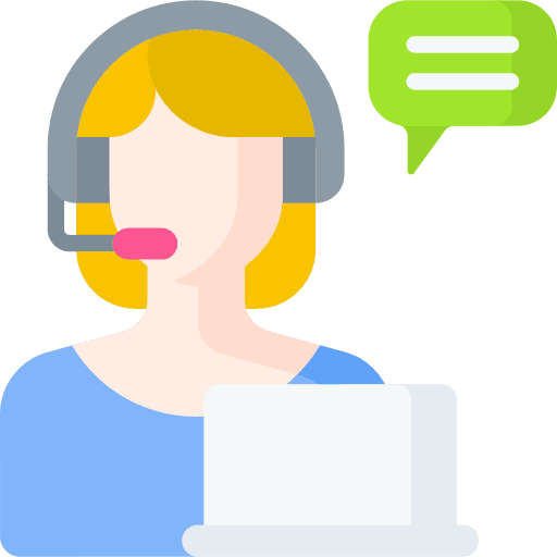 24/7 customer support service icon